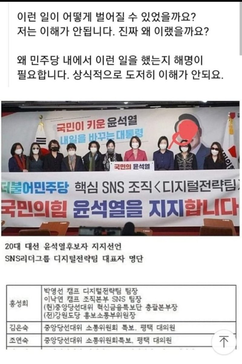 이거 잊었다고?
우리나라 꼴 수습도 못하게 만든 장본인들에게 누가? 이재명대표가 사과하라고?
민주당 지지자들이 이재명대표에게 빚을 지고 있는데?
국민들과 이재명대표에게 사과하고 이재명대표를 넘어서는 기발한 방법을 제시하고 입당은 그 뒤에.
개사과는 윤씨 부부나 하는거 맞잖아?