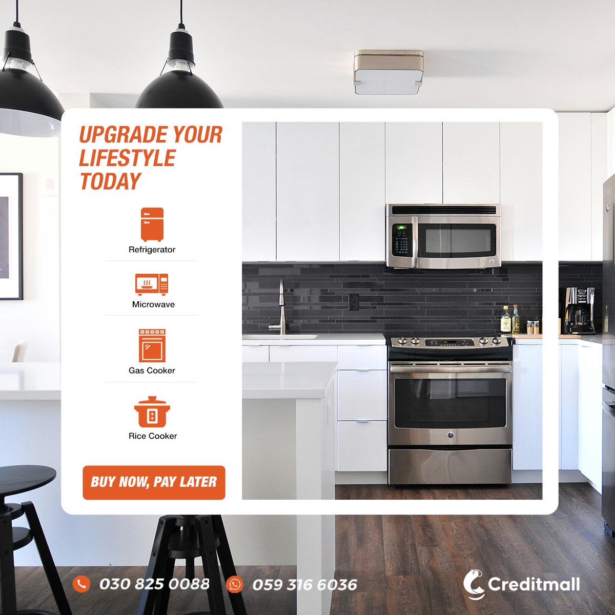 creditmallgh's tweet photo. Transform your kitchen with ease at Credit Mall 😍 Explore a wide range of appliances that make your everyday cooking effortless and enjoyable. 

Contact us today to begin!

#creditmall #buynowpaylater #shopeasy #upgradeeasy #dreamkitchen #kitchengoals https://t.co/OteRfATSMB