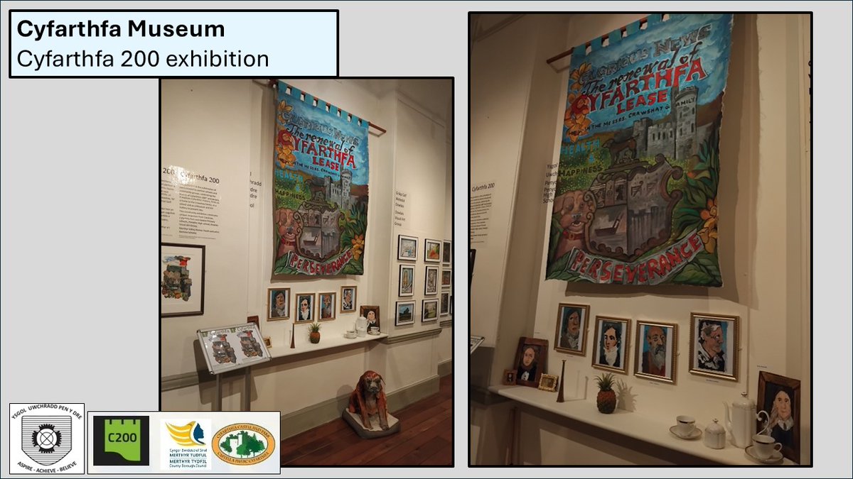 #Cyfarthfa 200-Schools and Community exhibition.
A collaborative exhibition between schools, community groups depicting Cyfarthfa Castle as Home, School and Museum.
Artworks created by <a href="/1Penydre/">Pen y Dre High School</a> students with our artist in residence Mr Griffiths. <a href="/PenydreDRAMA/">Mrs C 👸🏼 Adran Drama 🎭</a>  <a href="/VisitCyfarthfa/">Cyfarthfa Park</a>