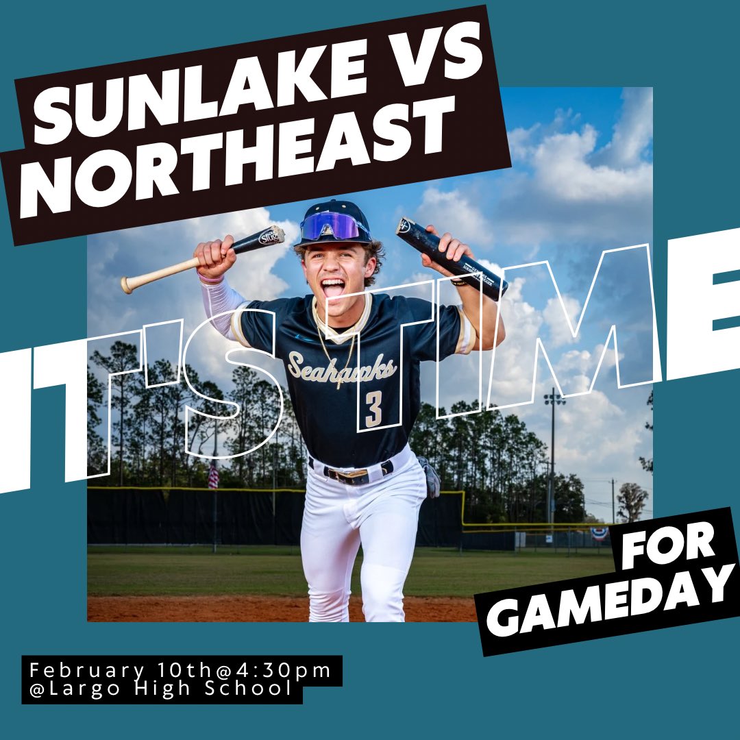 slhsbaseballvjv's tweet photo. VARSITY GAMEDAY!!! 

Keep fighting till the last out and have fun out there. #sunlakebaseball #goseahawks #baseball https://t.co/nPnsvvpmzI