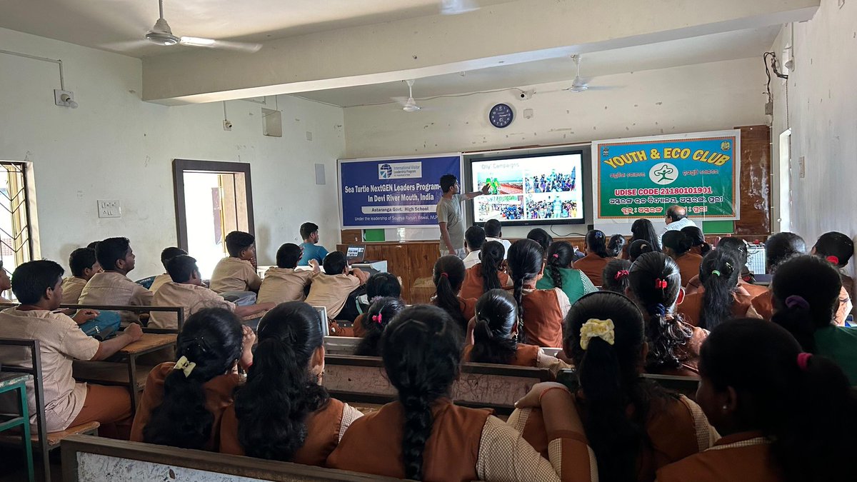 <a href="/StateIVLP/">IVLP</a> : Sea Turtle NextGEN Program - 2025  at Devi River Mouth.

Educating &amp; Empowering 480 Eco-club Students from different Coastal schools on Olive Ridley Sea Turtle Conservation Management, Life Cycle, Challenges &amp; their role in Healthy Oceans. 🌊🐢 #IVLP #OdishaCoast