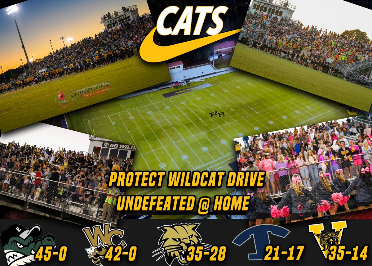 The Hill was electric this year! Nothing beats playing in front of OUR community. Thank you for helping us defend 1 Wildcat Drive!! 
#BTH | #GTO