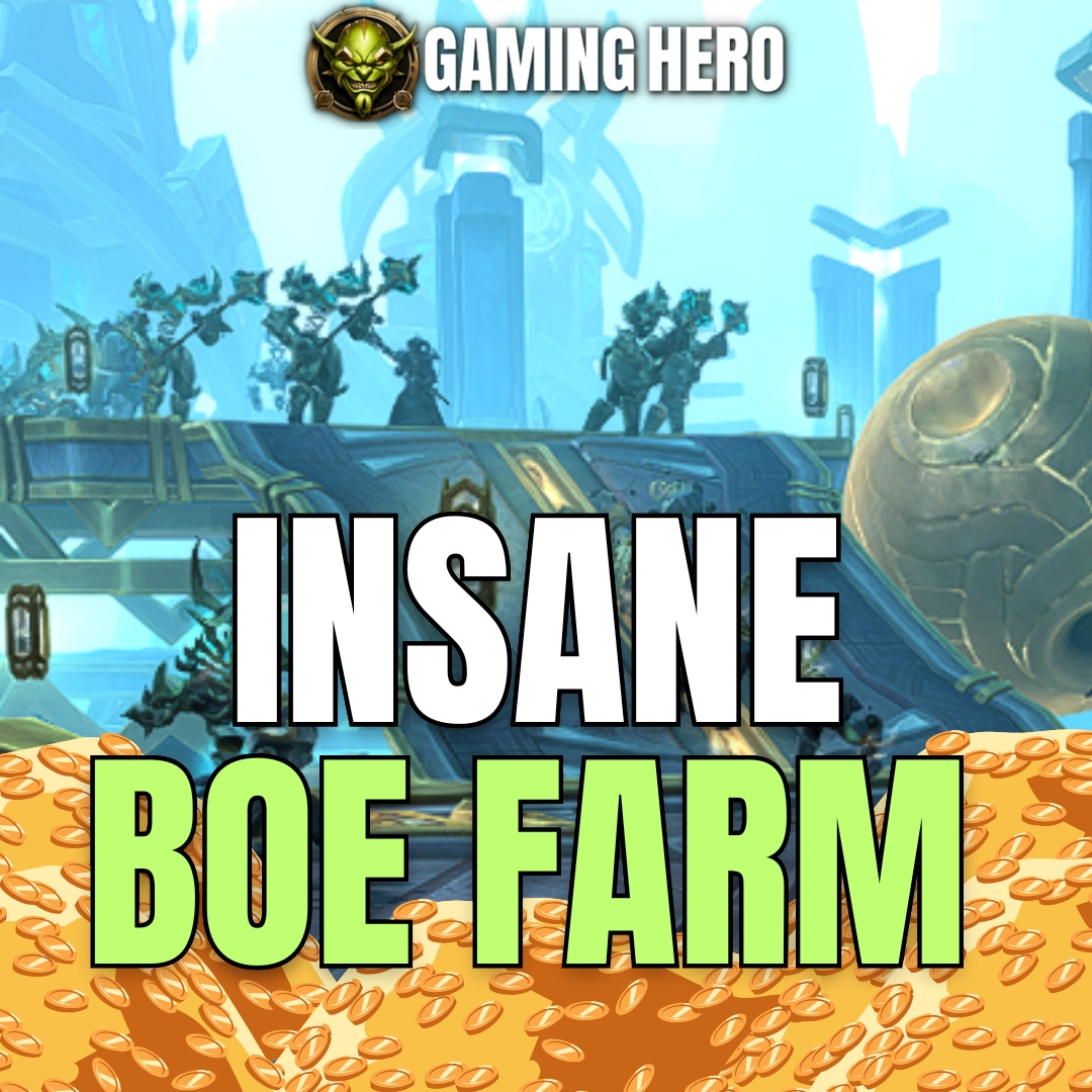 GamingHeroio's tweet image. THIS FARM is crazy GOOD for gold... Sepulcher of the First Ones BOE farming guide. Streamline your gold-making efforts and unlock high-value transmog items. Click to read more! gaminghero.io/sepulcher-of-t… #worldofwarcraft #goldguide #gaminghero