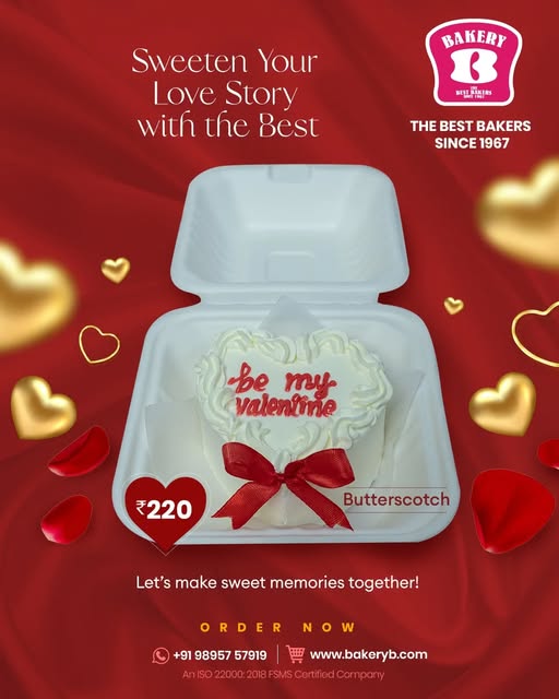 bakerybbestbake's tweet photo. Indulge in the rich, caramelized goodness of our Valentine’s special butterscotch cake.
Pre-order now!
The Best Bakers Since 1967!
You order, we deliver : https://t.co/XCAIAQAKfD
https://t.co/R1WOtTZN9f | 7025088888 https://t.co/K5HcA4boQT