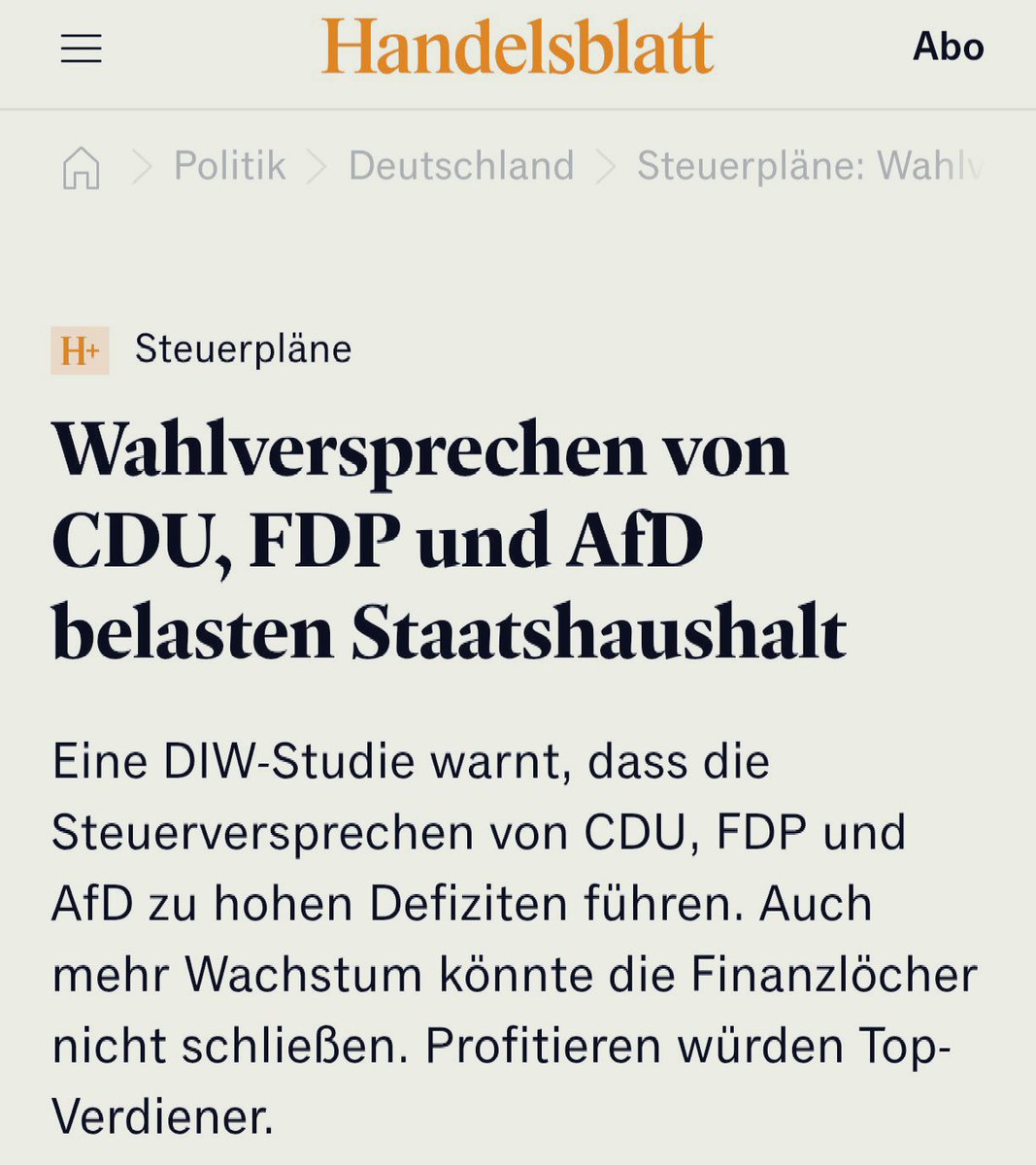 Schlimmer Verdacht: Sind Friedrich Merz, Christian Lindner und Alice Weidel womöglich doch nicht die größten Wirtschafts-Genies unseres Landes?