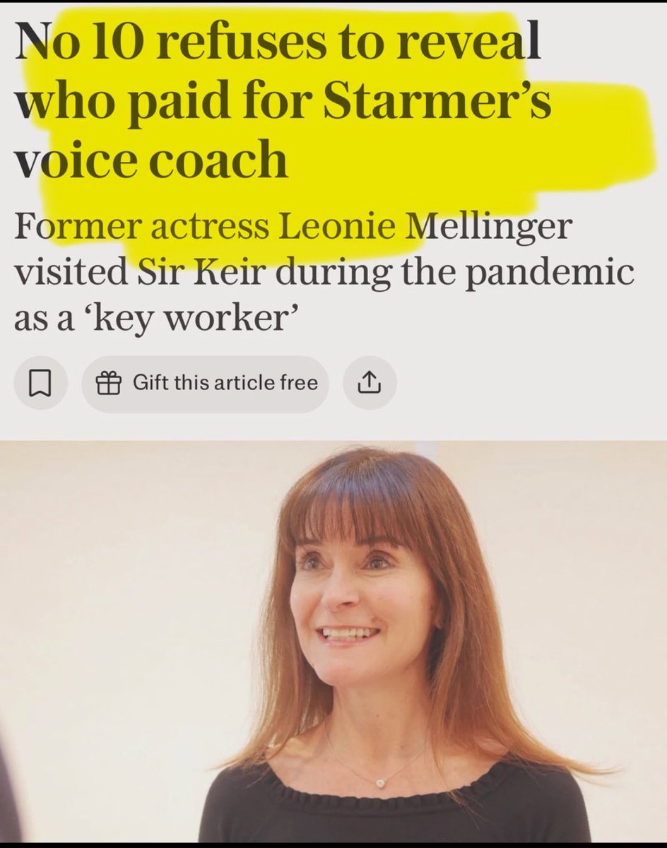 Why won’t they tell us who paid for Keir’s Voice Coach 🤷‍♂️