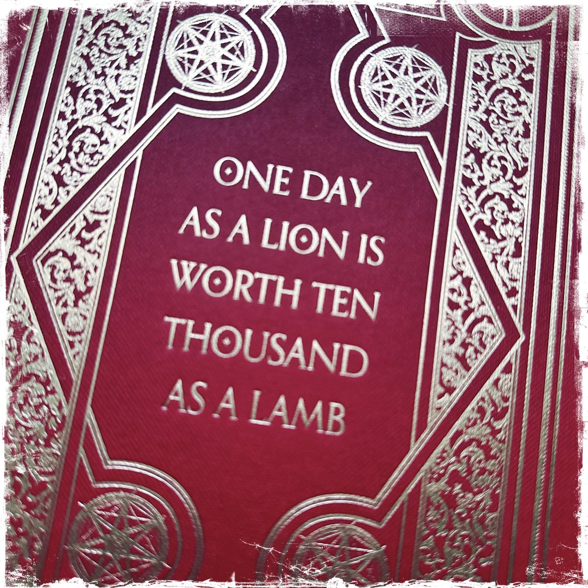 My editor just asked me what quote I want on the back of the full color edition of EMPIRE OF THE DAMNED, so you know what that means, babyyyyyyyyyyyyyyy