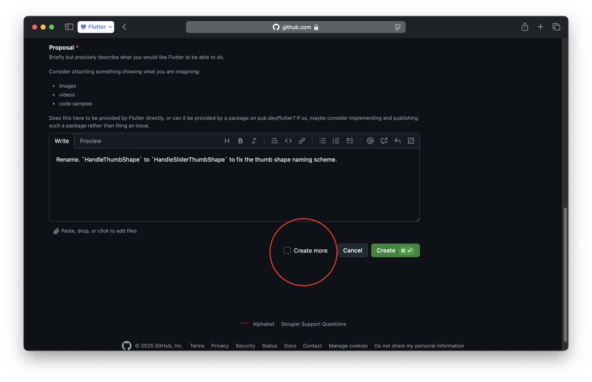 TahaTesser's tweet photo. #GitHub preview allows creating issues back to back.
There is a good chance GitHub team saw @RydMike's issue threads here and added this feature. So #MaterialMike can create issue thread on GitHub directly. https://t.co/R4H9wMyGlg