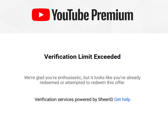 CODEREDFFS's tweet photo. @TeamYouTube 
There is nowhere else to reach you, since you don't care about customers paying for your product I have to post this here. Is this a game of ping pong? SheerID did their part so please do yours and troubleshoot mai renewal, I am a verified member, it's been a WEEK. https://t.co/BOSTbJbdAc