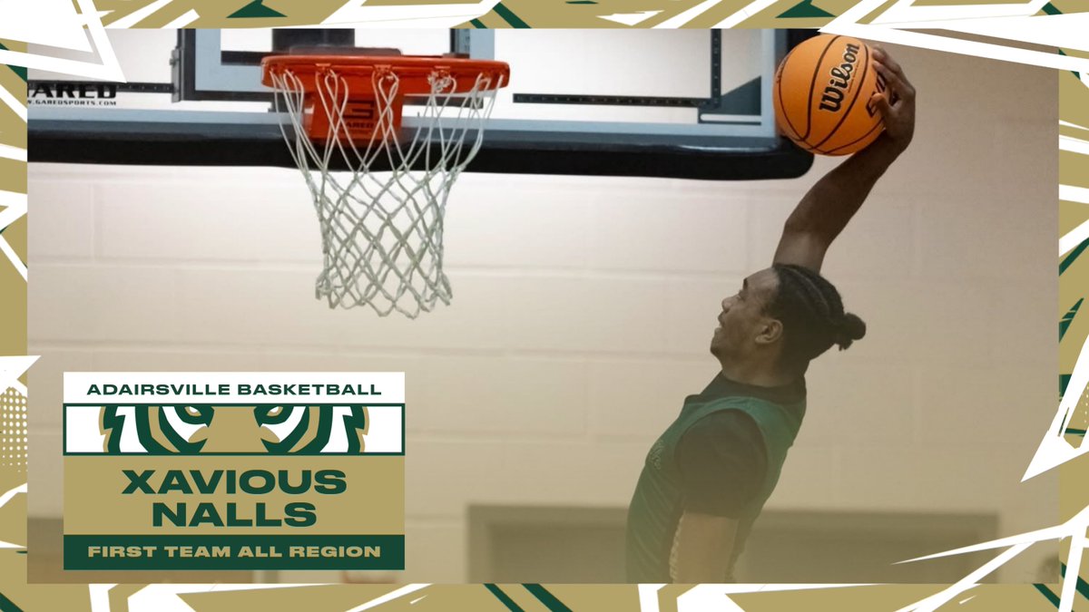 Congratulations to Xavious Nalls for being named First Team All-Region!