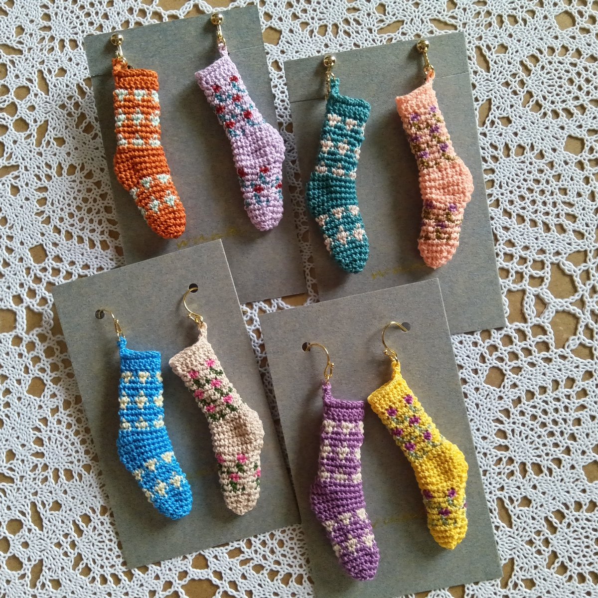 wuna レース編みアクセサリー作家 tweet media