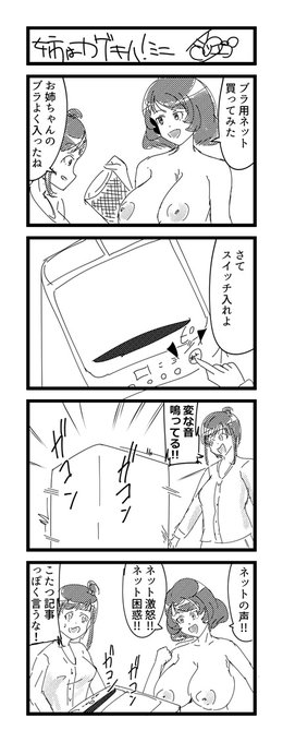 お姉ちゃん4コマ新作です 