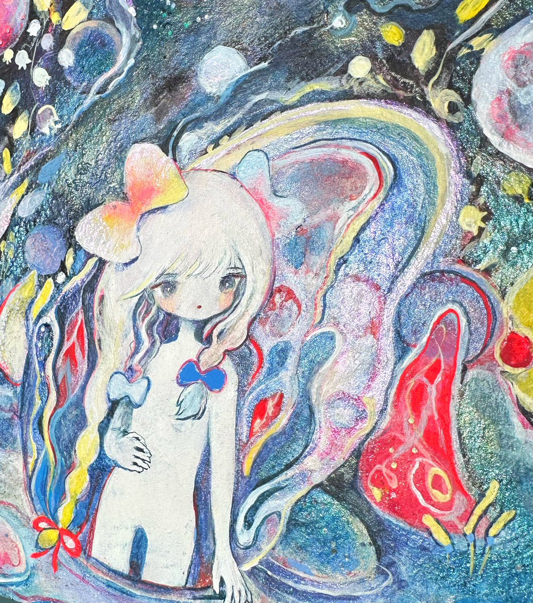 パステルアート クラゲ&しずく パステルアート クラゲ&しずく