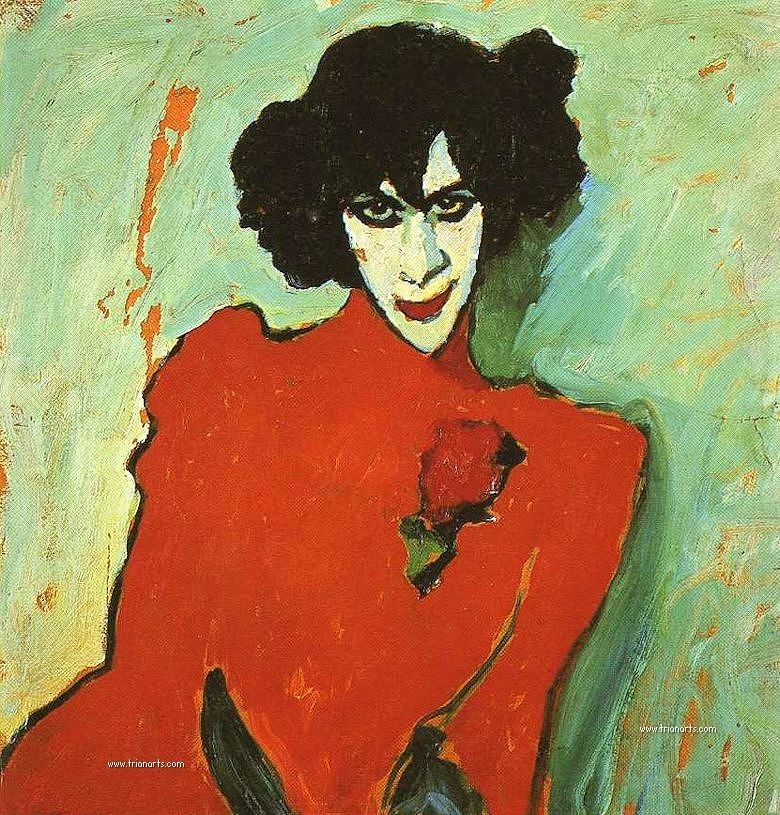 Fadhlaoui2's tweet image. #RedInArt #AlekséiVonJawlensky