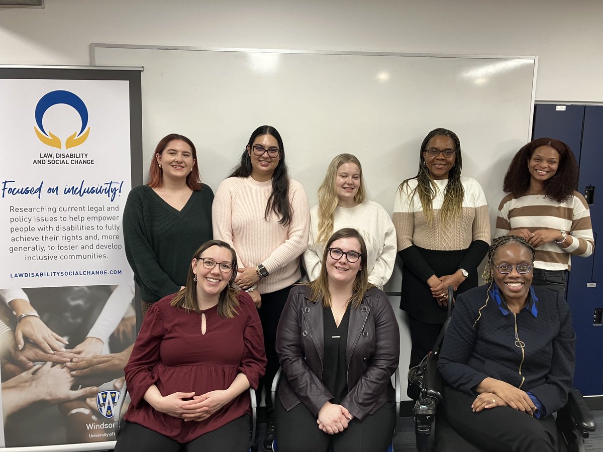 Such a pleasure to spend time with my super-keen research team at the Law, Disability &amp; Social Change Project Research Centre <a href="/WindsorLaw/">Windsor Law</a>! 
#pwd #humanrights #disability #administrativejustice #crpd #WindsorLawResearch #grateful <a href="/LawDisabilitySC/">Law, Disability & SC</a>
