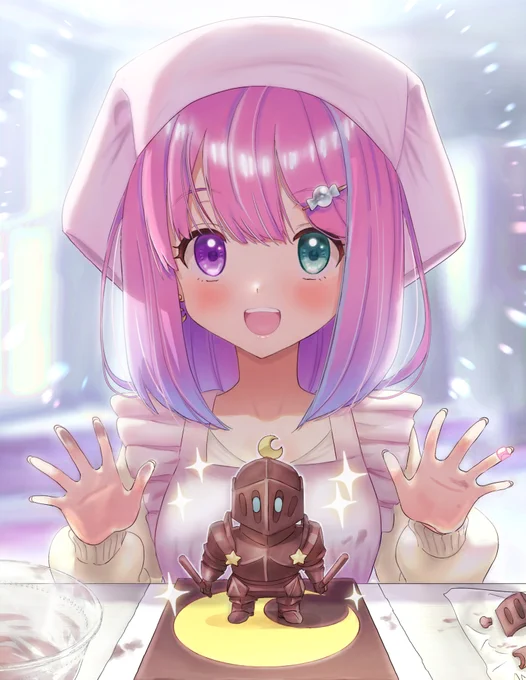 ルーナ姫の手作りチョコルーナイト#ルーナートけっこう改変したのでタグ失礼します 