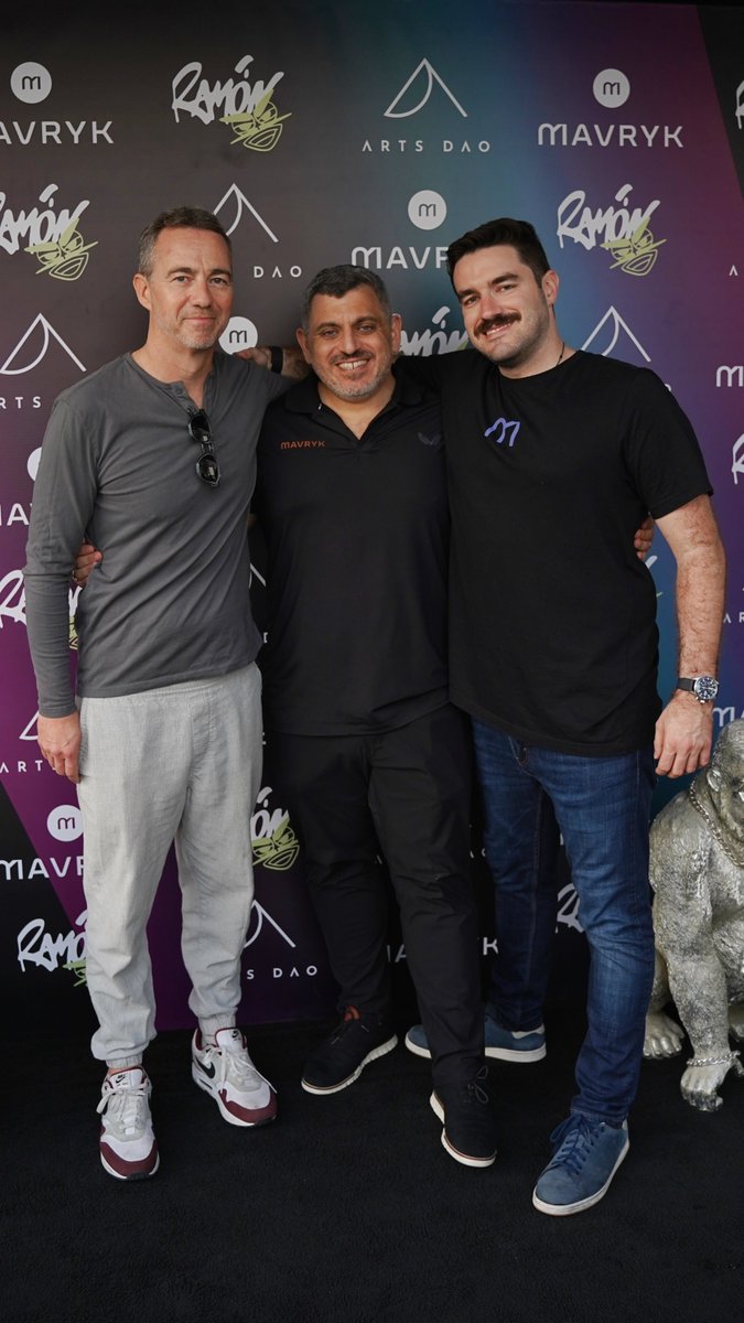 MavrykNetwork's tweet image. An evening to remember with the innovators behind Mavryk— @mv1_Davis, Aylon Morley, and @theSamMorrow 🚀

We're not just making waves, we're having a yacht of fun ⛵️ 

#BeMavryk #LaunchParty #dadjokes #badjokes