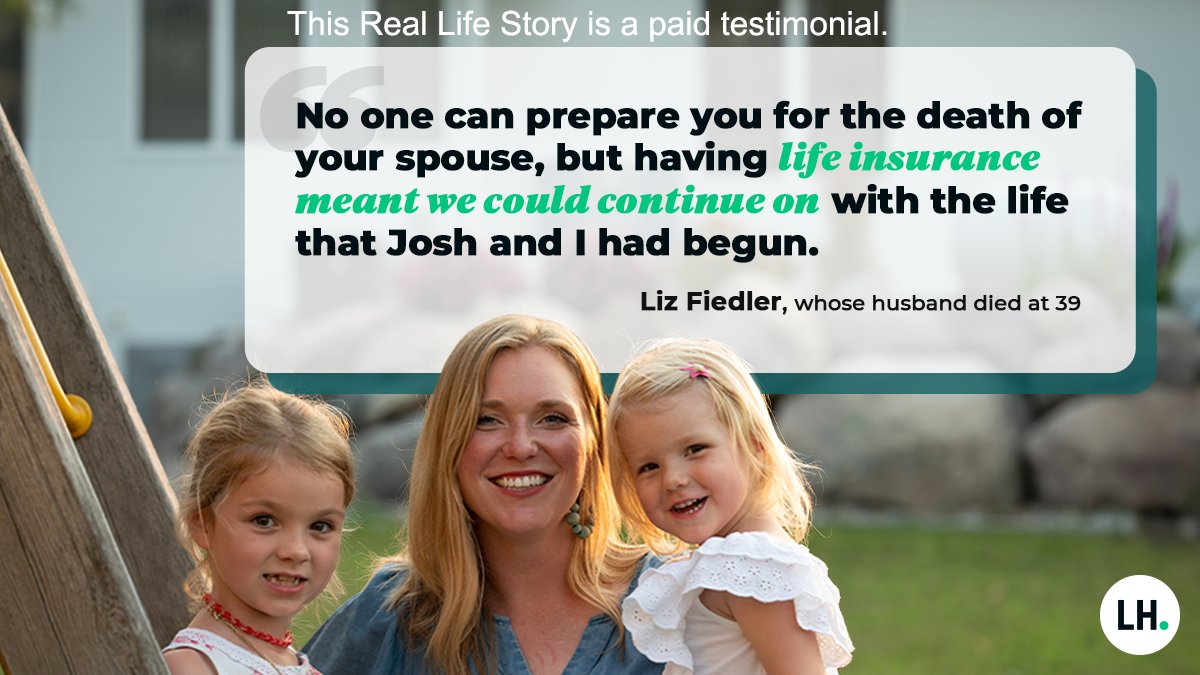 e_mark_lewis's tweet photo. What plan do you have for your family’s financial future if you can’t be there to provide for them anymore? Josh and Liz planned ahead for the what-ifs and got life insurance. This Real Life Story is a paid testimonial. #InsureYourLove https://t.co/svPC2EFhsP