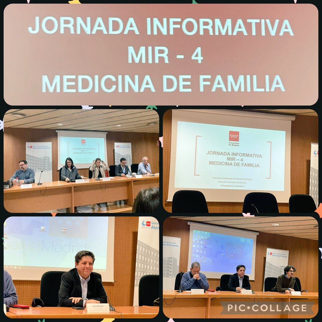 David Palacios (@drdpalacios) on Twitter photo Gracias a <a href="/SaludMadrid/">Salud Madrid</a> y la Gerencia de Atención Primaria por invitarnos a <a href="/SEMERGENMADRID/">SEMERGEN MADRID</a> <a href="/somamfyc/">SoMaMFyC</a> y <a href="/semg_madrid/">SEMG Madrid</a> a la Jornada Informativa MIR-4 de Medicina Familiar.
ENHORABUENA a los #mir de #MFyC
BIENVENIDOS como adjuntos!! Gracias a <a href="/SaludMadrid/">Salud Madrid</a> y la Gerencia de Atención Primaria por invitarnos a <a href="/SEMERGENMADRID/">SEMERGEN MADRID</a> <a href="/somamfyc/">SoMaMFyC</a> y <a href="/semg_madrid/">SEMG Madrid</a> a la Jornada Informativa MIR-4 de Medicina Familiar.
ENHORABUENA a los #mir de #MFyC
BIENVENIDOS como adjuntos!!