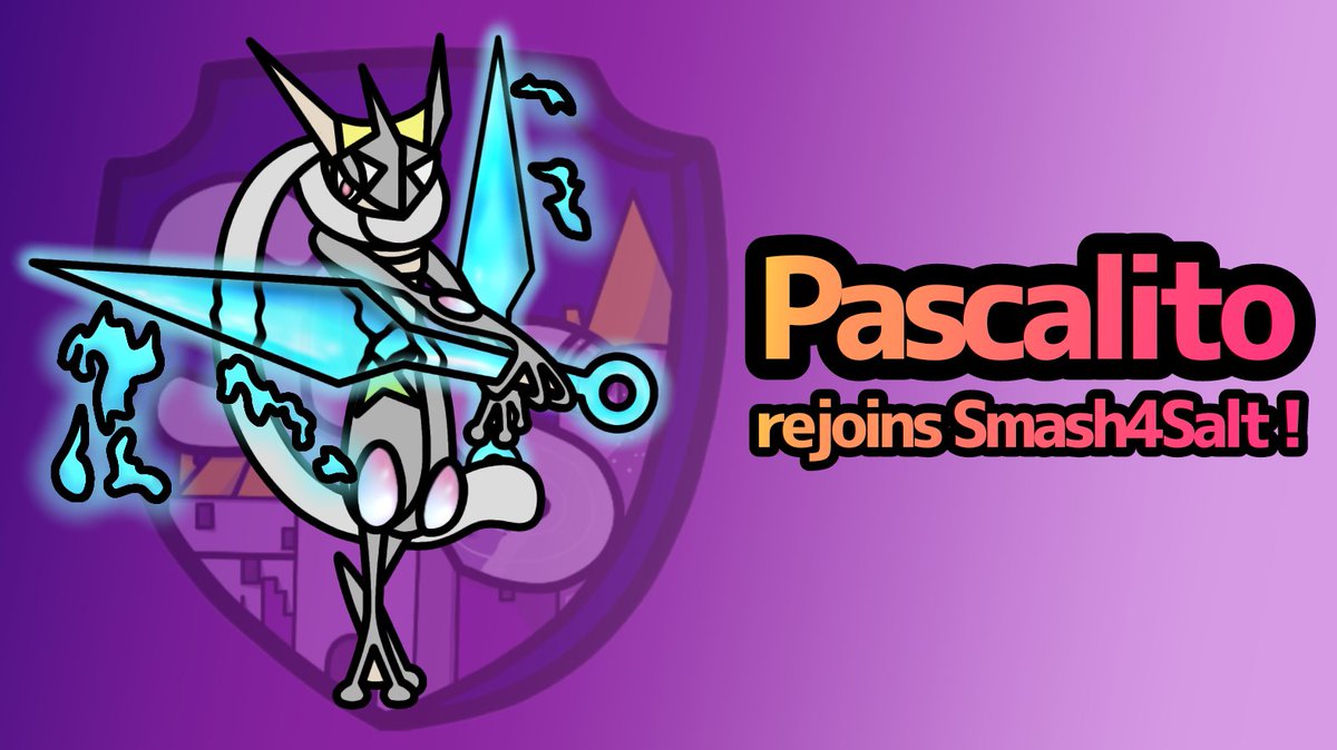 Beaucoup se demandaient pourquoi ce fougerais ne faisait pas encore partie de l'équipe...

C'est maintenant chose faite !

<a href="/Pascalitossb/">Pascalit0</a> a rejoint Smash4Salt en novembre dernier 

La prochaine grande étape pour lui sera au Double Jump 02.2025 🧂