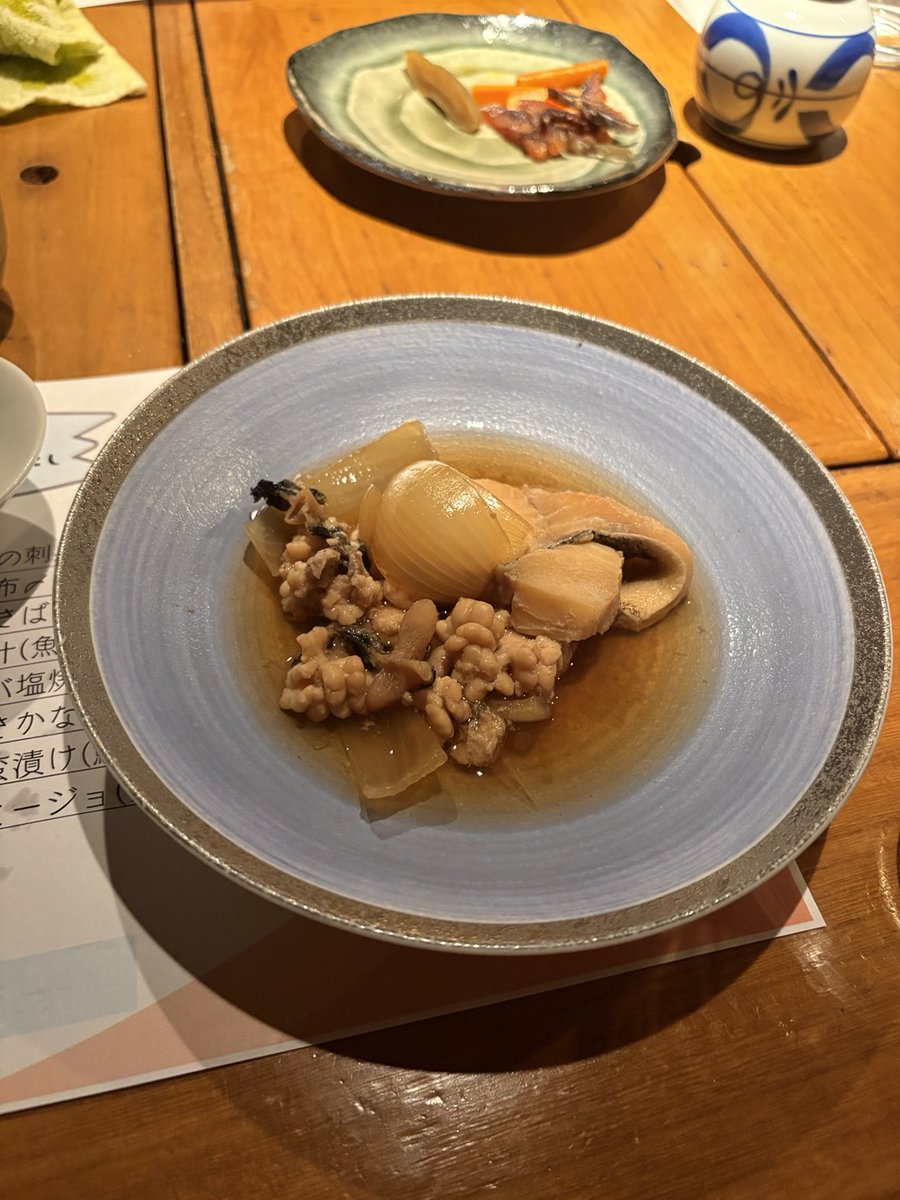 日本酒会の肴の一部
食べ応えある珍しく