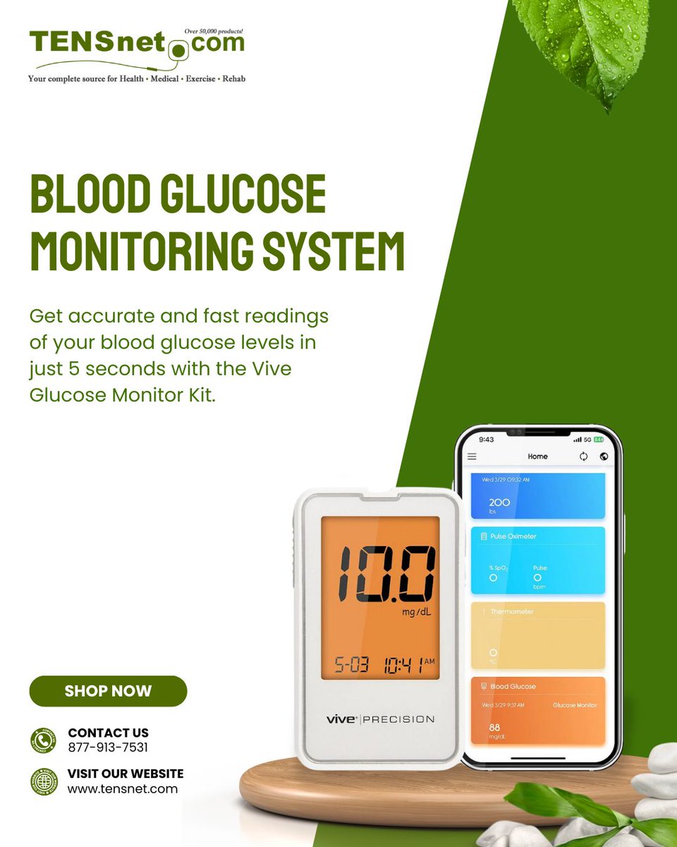 TENSNET's tweet image. Managing diabetes just got easier with our range of diabetic supplies—from blood glucose monitors to test strips and everything in between! 💉Trust in reliable products to support your health journey every step of the way. Visit tensnet.com to explore our full range.