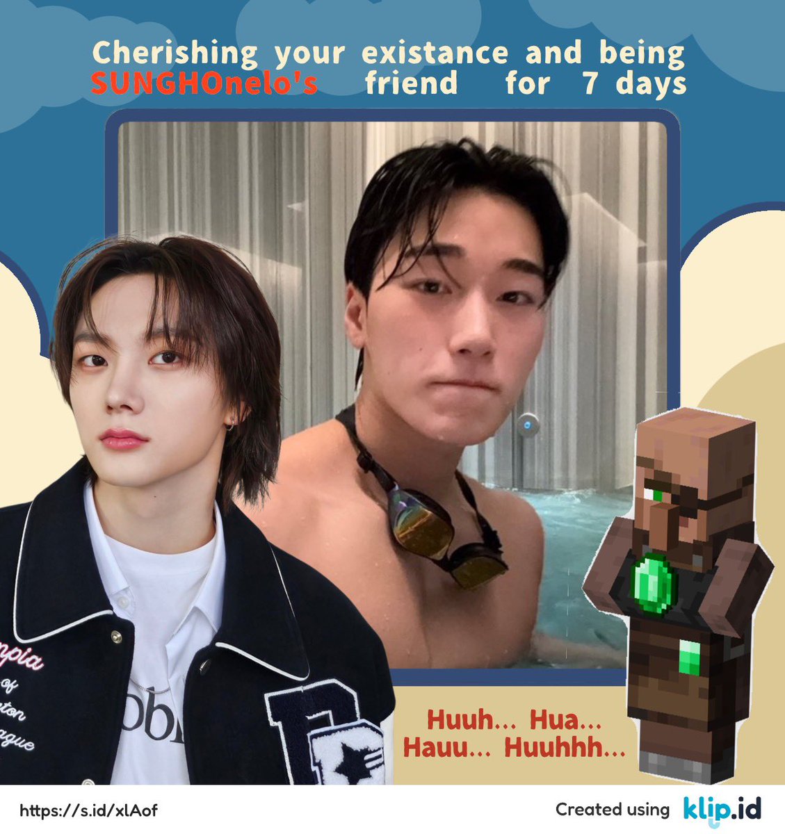 Choi San with Chou. tweet media