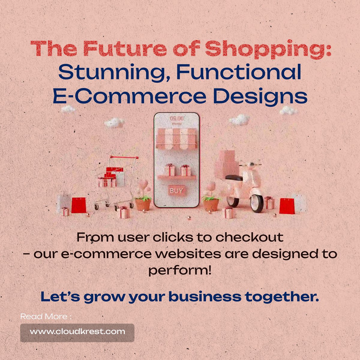 cloudkrest's tweet photo. Attention-grabbing designs + functional layouts = more sales! 🚀
Trust CloudKrest for e-commerce solutions that deliver results. 💰📊
Learn more: https://t.co/na9SIhD9Rt

#EcommerceSolutions #CloudKrest #IncreaseSales #WebDesignExcellence #FunctionalLayouts #DesignThatConverts https://t.co/8T434XQlRC
