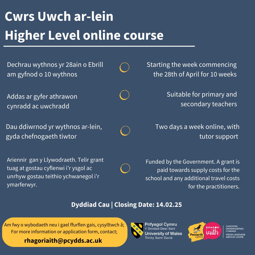 Rhagoriaith tweet media