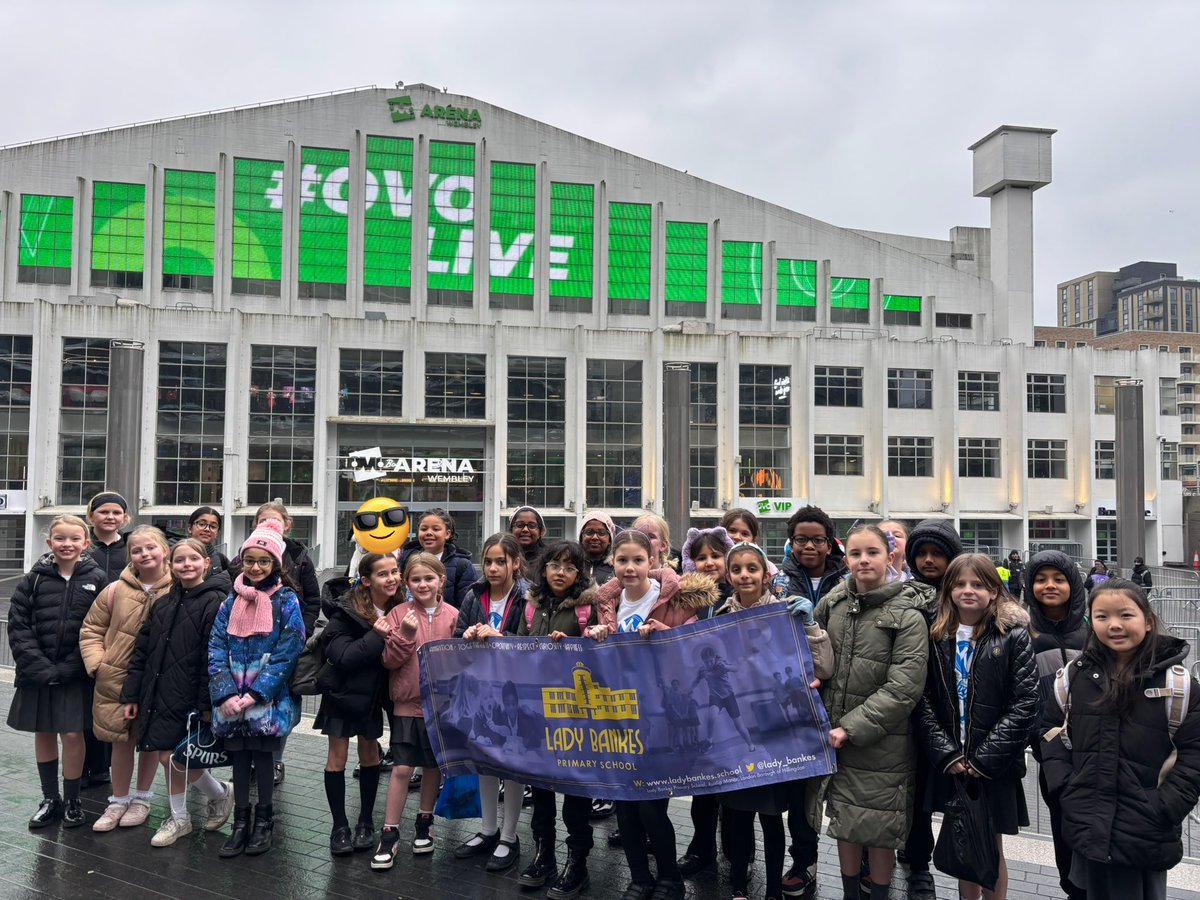 The choir are at Wembley Arena for <a href="/YVconcerts/">Young Voices</a> #TeamLB