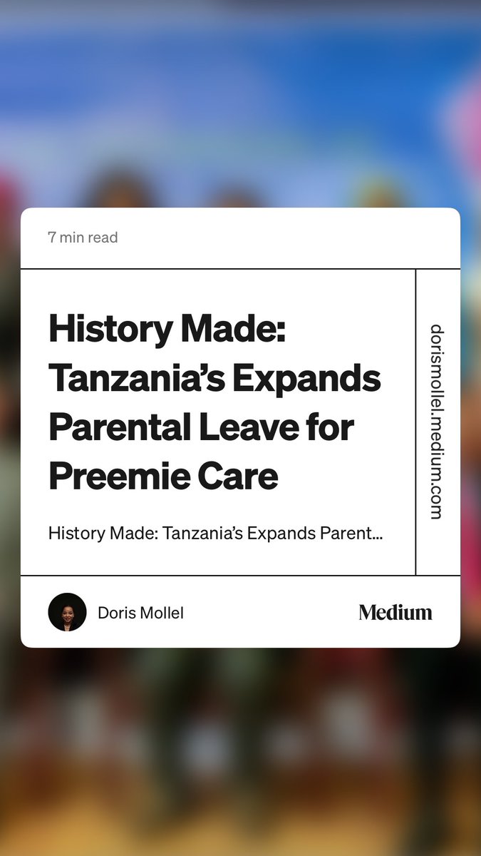Our Executive Director ⁦<a href="/MollelDoris/">Doris Mollel</a>⁩ penned down some few thoughts about our advocacy journey on Medium. Go and check it out via this link: dorismollel.medium.com/history-made-t…  dorismollel.medium.com/history-made-t…