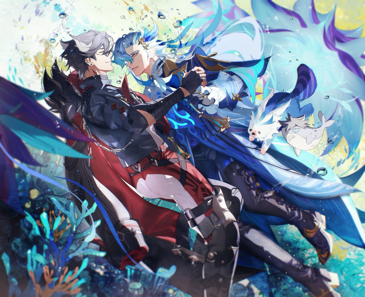 水中ﾃﾞｰﾄリオヌヴィ🐠🐠🫧🐡🦈
お題ありがとうございました~~🫧
#wriolette