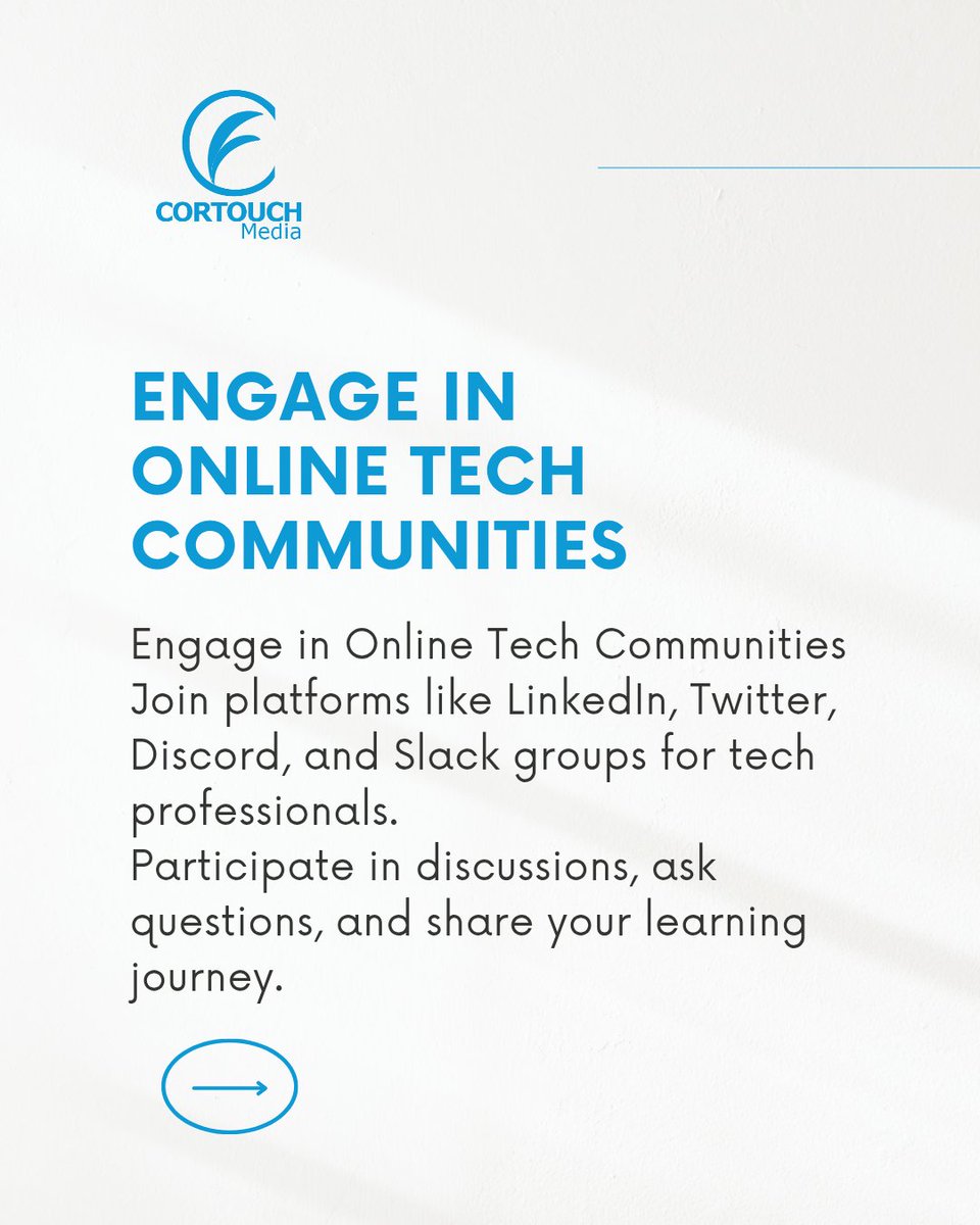 CortouchMedia's tweet image. Will you start being more intentional about networking this month? Comment YES in the comment section and let&apos;s cheer you on!💪. Don&apos;t forget to like and share this post to help other techies like you
#Cortouchmedia #NetworkingInTech #CareerGrowth #TechCommunity #TechNetworking