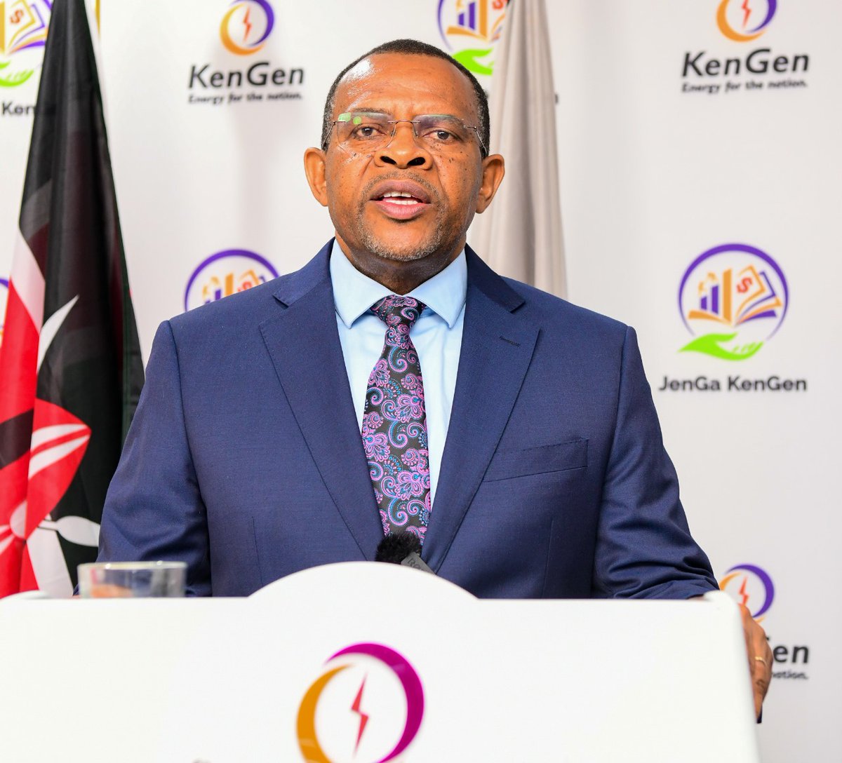 KenGenMDandCEO's tweet image. The recently released half-year results are proof of the energy, dedication, resilience, and innovation of #TeamJenGa,reiterating our promise of being the leader in provision of renewable energy solutions, for the good of Kenya and Mama Africa. 
#JenGaKenGen
#StateOfKenGenAddress