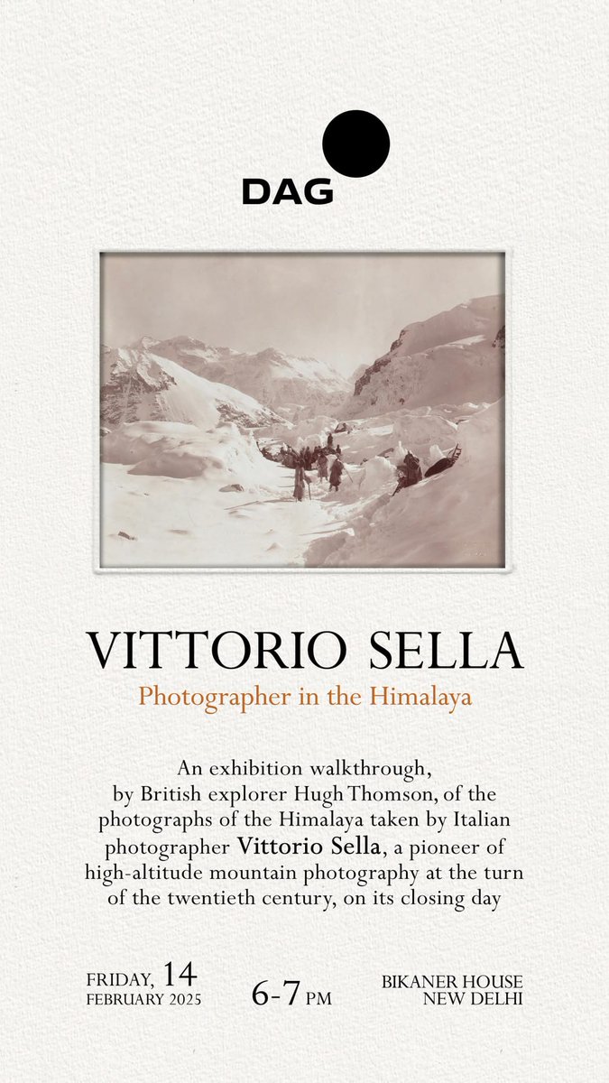 DalrympleWill's tweet photo. Delhi friends... This will be wonderful... Not to be missed! https://t.co/t5gthow4Xr