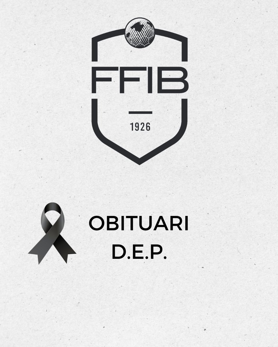 🖤 DESCANSI EN PAU, ARMANDO PÉREZ 

Des de la FFIB lamentam profundament la pèrdua d’Armando Pérez, president del <a href="/playasdcalvia/">Platges de Calvià</a> 

Volem traslladar el nostre més sincer condol a la seva família, amics i a tota la família del club en aquests moments tan difícils

Descansi en pau🕊️