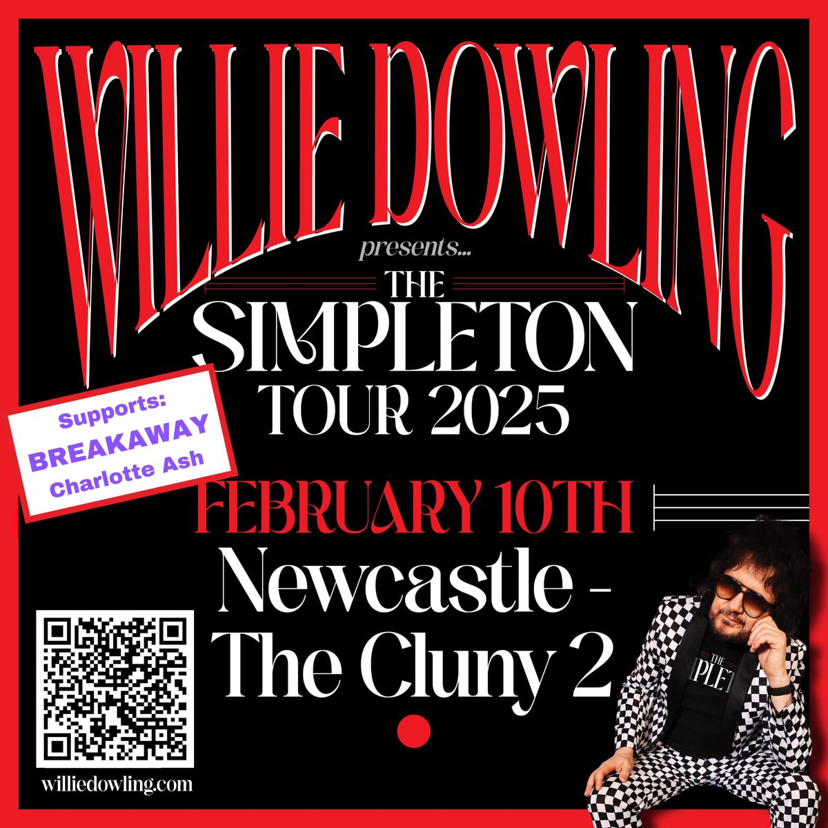 Looking forward to supporting <a href="/WillieDowlingJ4/">Willie Dowling</a> at The Cluny tonight with Breakaway-NE. Come on down it's going to be a lush gig. #livemusic #BreakawayNE