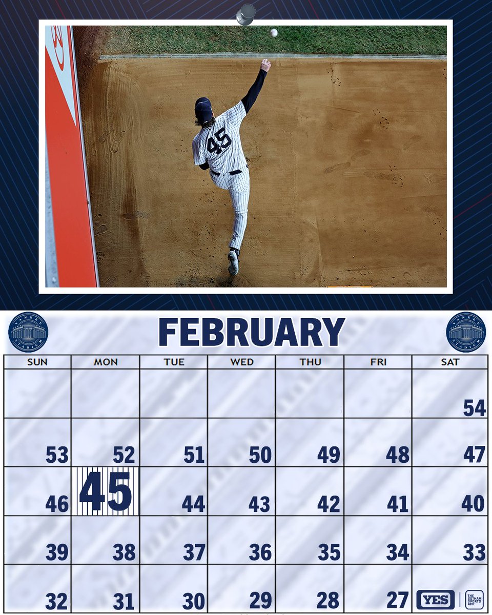 Gerrit Cole days until Opening Day!