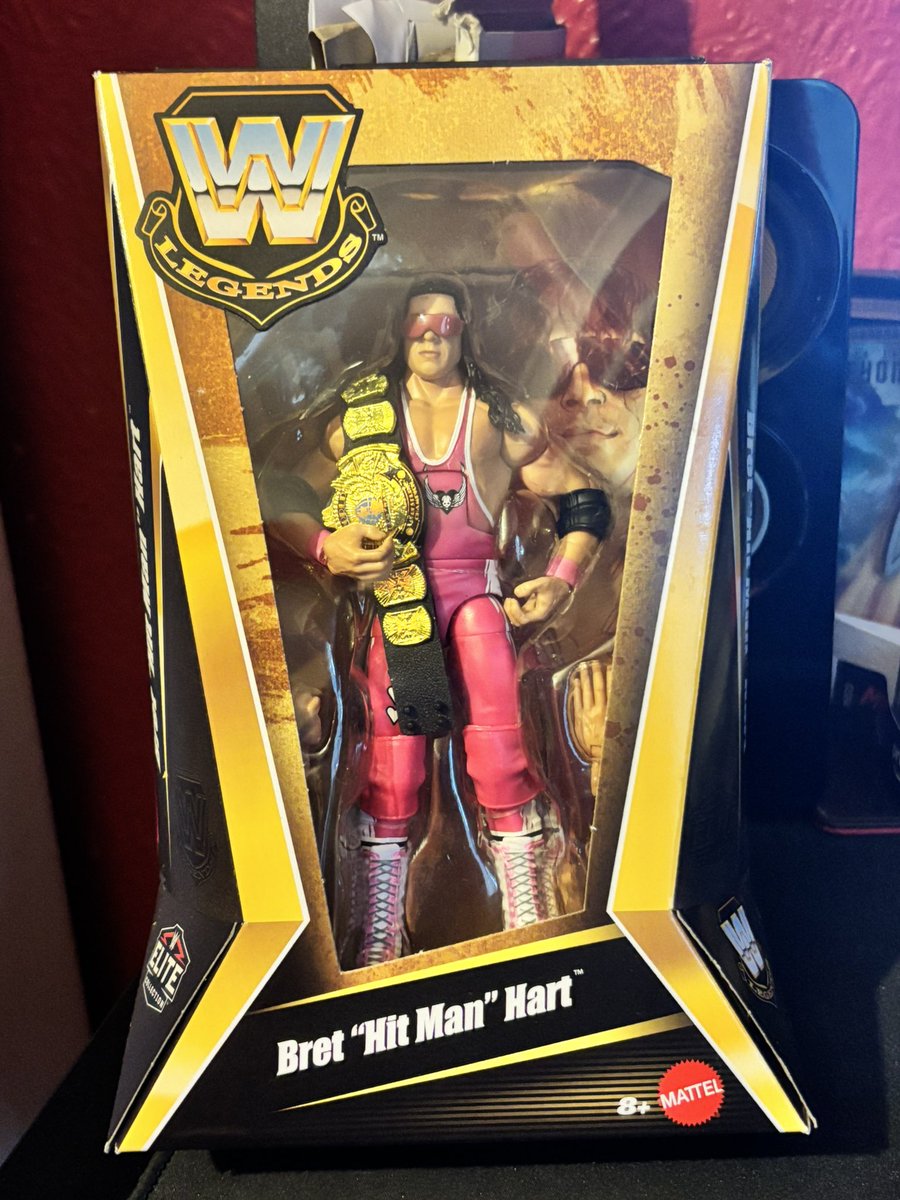 philthecool's tweet photo. The best there is, the best there was, and the best there ever will be is finally here!
The legendary @BretHart from #WrestleMania 9 has arrived!
#BretHart #WWE #ActionFigures #WWECollection https://t.co/TPBk9AxnWu