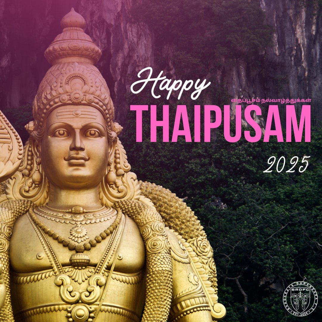 Wishing a happy Thaipusam for all who
celebrate!

#mekarbersamabungarayadamansara
