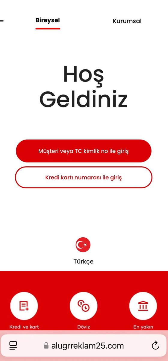 📢Phishing Site📢
🚨Akbank
🎣Phishing: hxxps[://]alugrreklam25[.]com/basvuru/
#phishing #Akbankphishing #trphishing #turkeyphishing <a href="/Sync_Pundit/">Sync_Pundit 👽😎🔱🔥</a> <a href="/ActorExpose/"> IPAE!</a>  <a href="/urldna/">urlDNA.io</a> <a href="/PhisScan/">Phis Scan</a> <a href="/ULTRAFRAUD/">ULTRAFRAUD</a> <a href="/PhishStats/">Phish.Stats</a> @phisherofman <a href="/cyberishlab/">cyberishlab</a> <a href="/Akbank/">Akbank</a> <a href="/AkbankDestek/">Akbank Destek</a> <a href="/tdatwja/">misaki</a> <a href="/TRCert/">USOM</a>