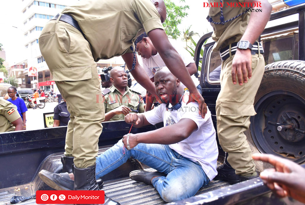UPDATE: Human rights activist Ingrid Turinawe and at least two other protestors have been arrested while demanding the release of opposition strongman Dr. Kizza Besigye and his aide Obeid Lutale.

Besigye and Lutale remain behind bars on security-related charges, even as their