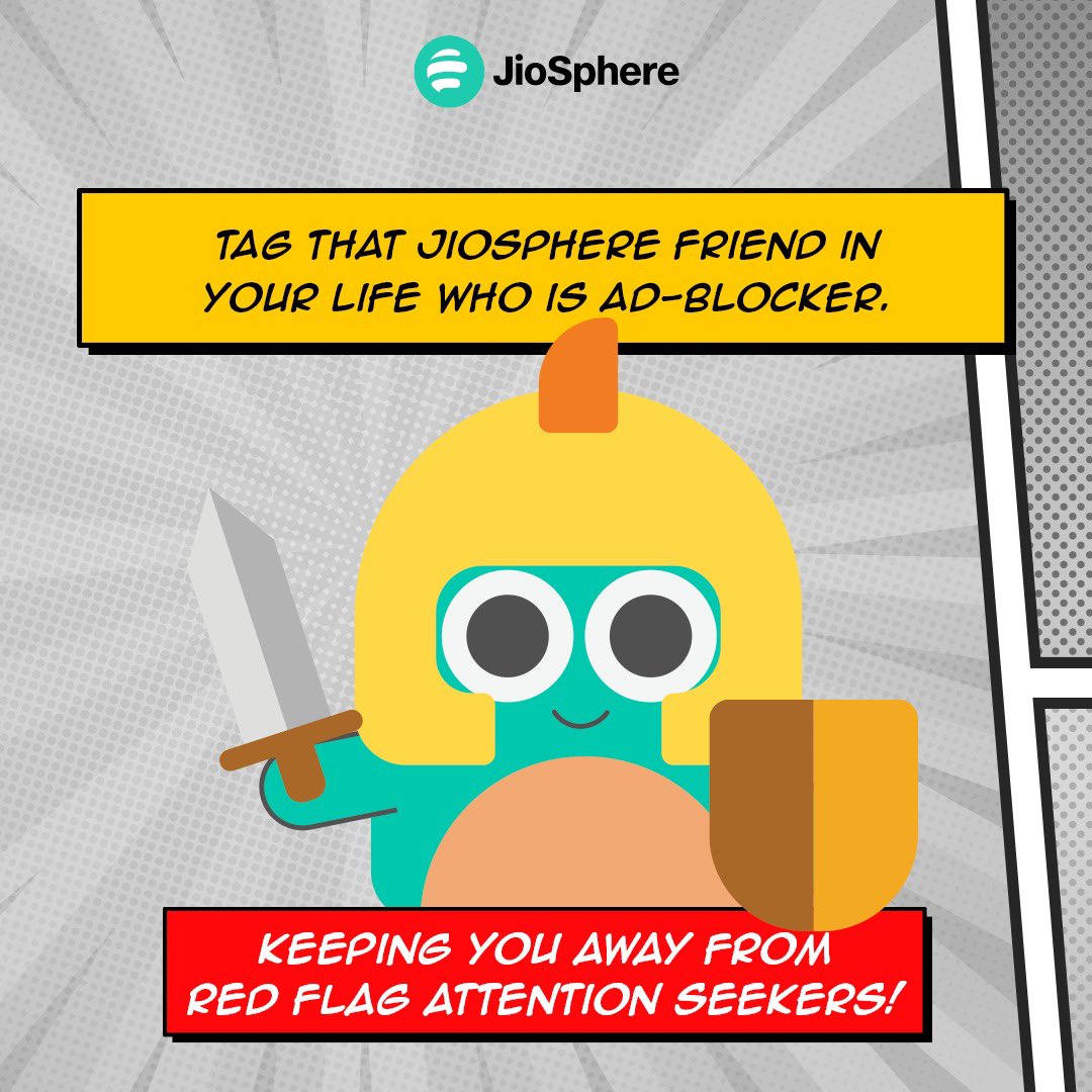 Tag them🔖
#JioSphere #indiakaapnabrowser #Jio #adblocker