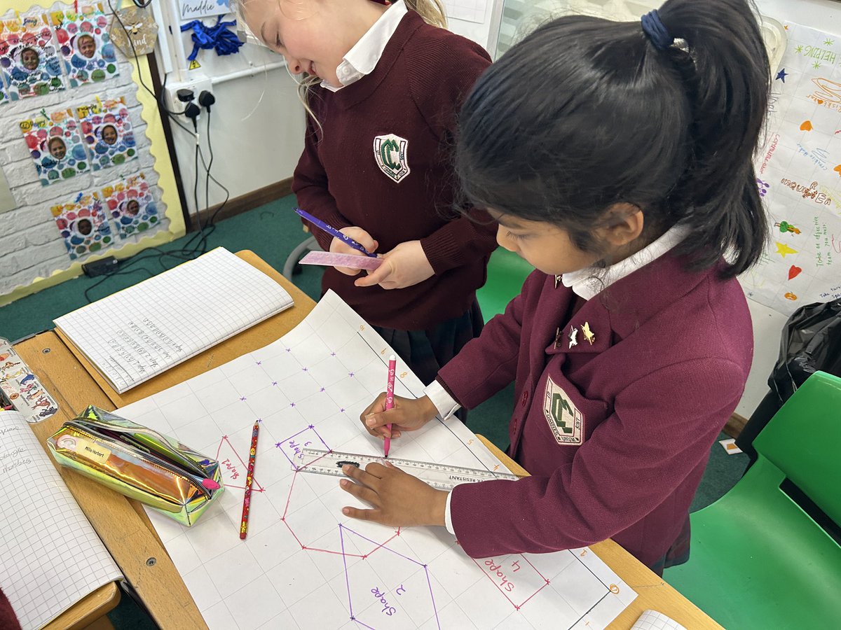 CCJuniorY4's tweet photo. In their #CCMaths lesson, #CCJYear4 were learning all about coordinates and how to plot them. They used this knowledge to then plot different shapes on their grid, learning what a dodecagon was in the process!
#CCThrive #CCJuniors #CCDiscovery https://t.co/fd8jtxqNYz