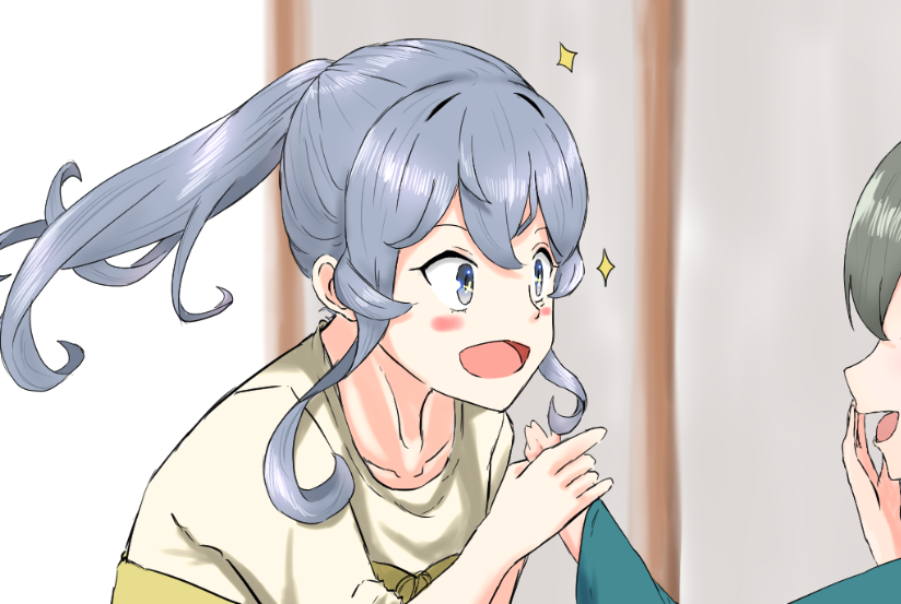 ゴトランド(艦これ) 「お進捗ちゃんとしたお仕事で候補生くんのお宅へ家庭訪問しているが内心は彼の胃袋を掌」|ベルクート@艦これ絵描きのイラスト