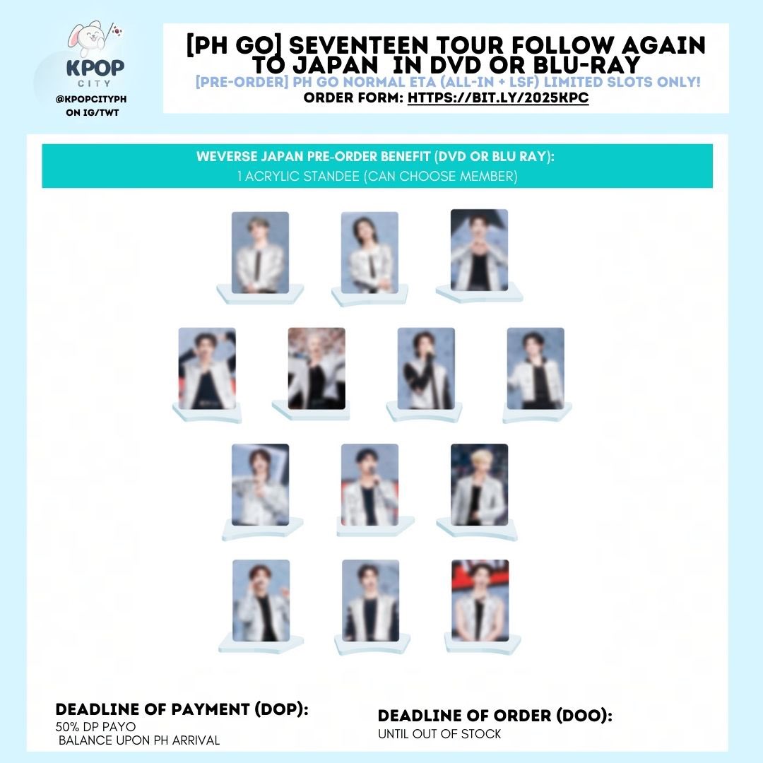 PH GO] SEVENTEEN FOLLOW AGAIN TO JAPAN BLU RAY DVD NETA