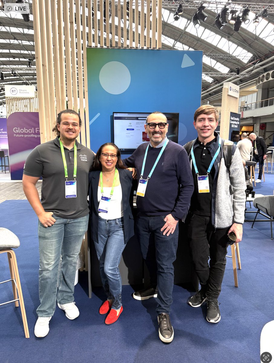 SplashAccess's tweet image. 🚀 SplashAccess at Cisco Live! 🎉 What an incredible start to #CiscoLive! We’re thrilled to showcase SplashAccess and our innovative solutions alongside the best in the industry. It’s always amazing to connect with partners, customers, and the wider Cisco ecosystem to drive the…