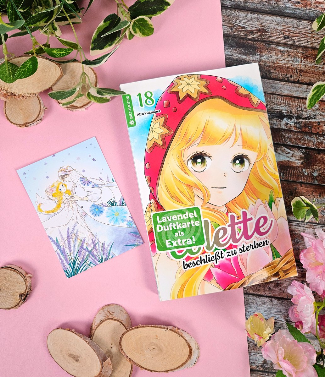 »Colette beschließt zu sterben«, Band 18 erscheint mit einem kleinen Duft-Artprint in der Erstauflage, der richtig schön nach Lavendel riecht. 🥰

Ab dem 17.02.2025 im Handel!

altraverse.de/manga/colette-…