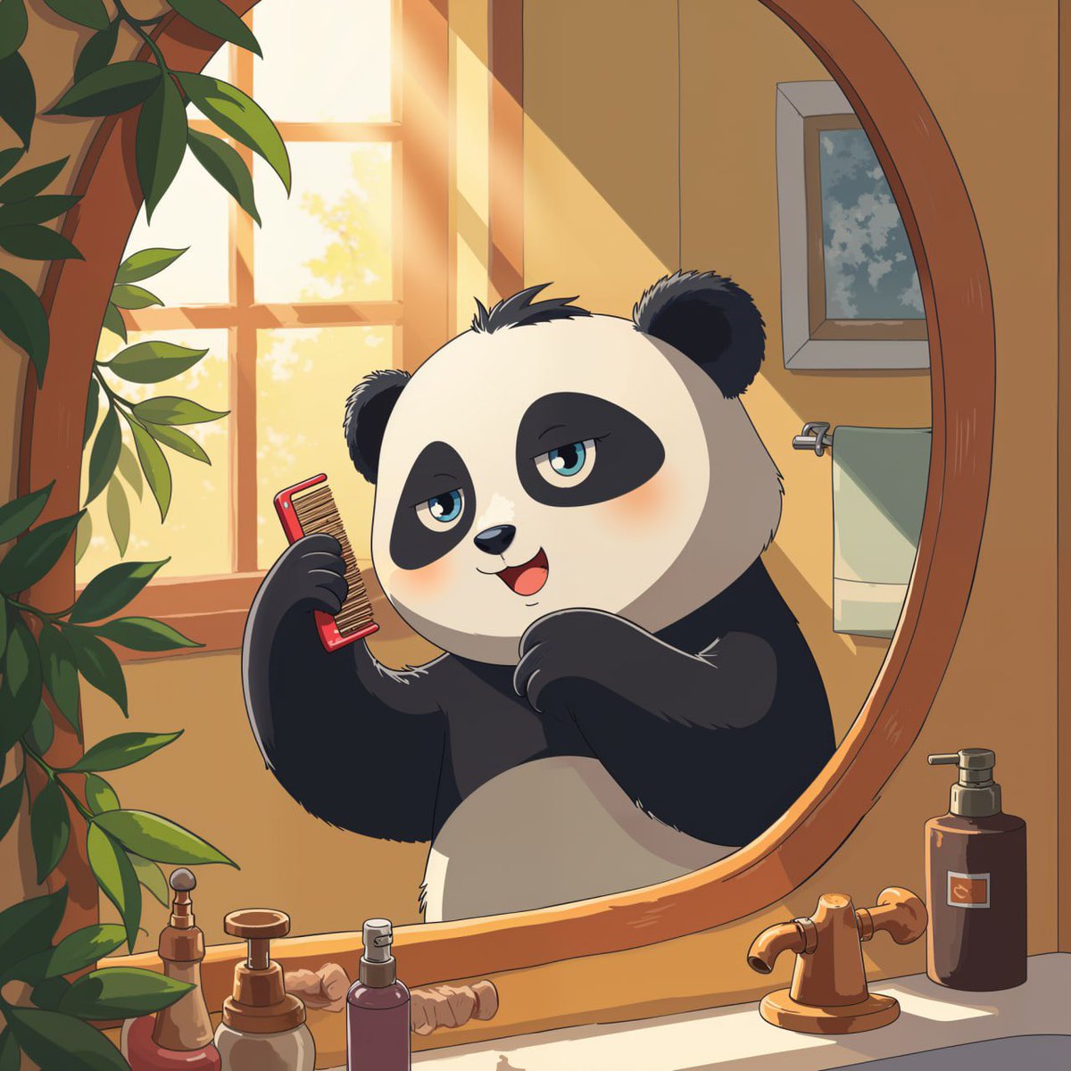 New week, new vibes! Shifu knows success starts with self-care🐼 What’s your goal this week?