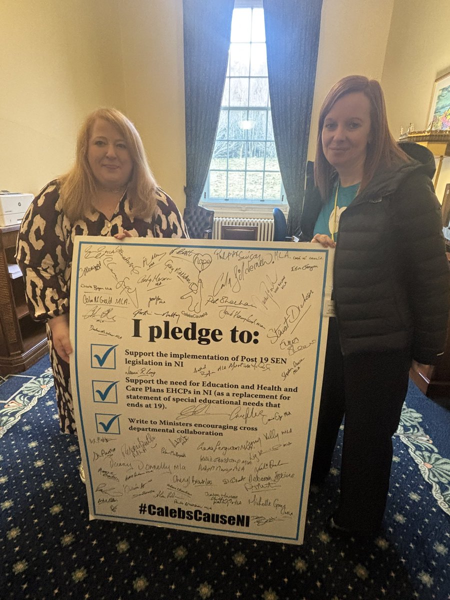 CalebsCauseNI's tweet image. Thank you Naomi Long MLA! Second leader to sign 🙌 who will be next….you know I’ll be waiting 💙 @moneillsf @little_pengelly 
#CalebsCauseNI #Hope #Send